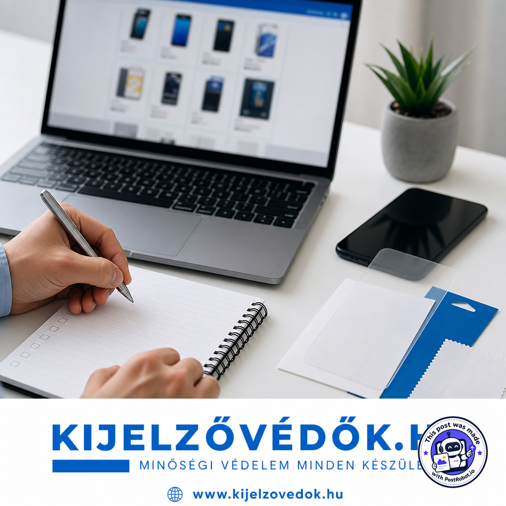 B2B kapcsolatfelvétel előkészítése kijelzővédő fólia beszerzéshez