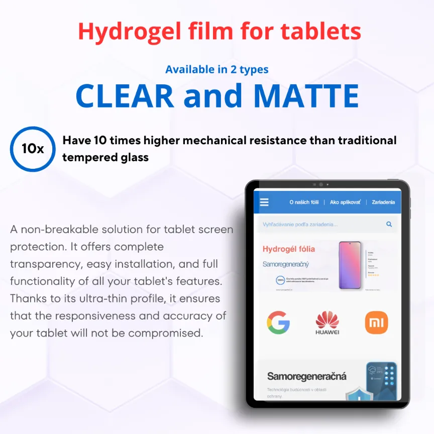 tablet hydrogel